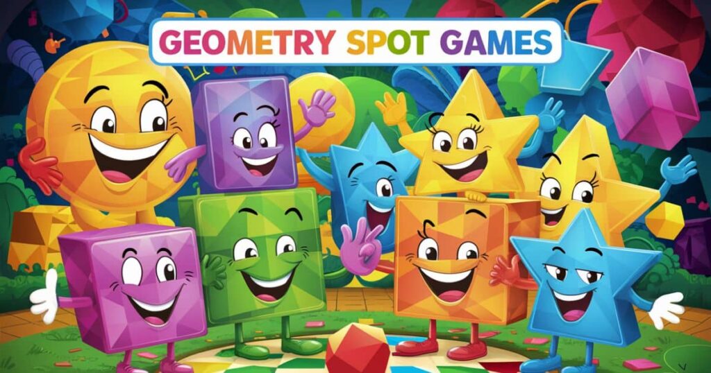 Geometry Spot Games Where Fun Meets Learning